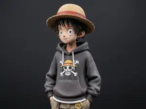 Monkey D Luffy Urban style