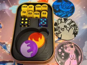 Mini Tin Dice & Token Organizer (for all TCGs)