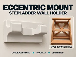 Stepladder Wall Holder - Eccentric Mount