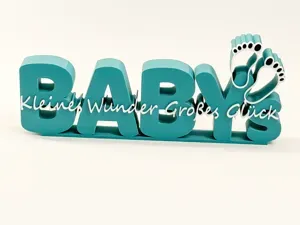 Dekorativer Aufsteller - Babys kleines Wunder