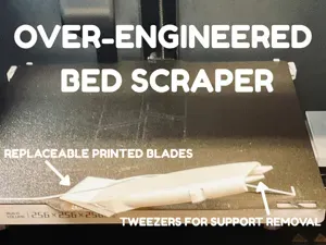 Over-Engineered Bed Scraper