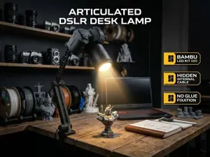 Articulated DSLR Camera Desk Lamp | Bambu LED 001