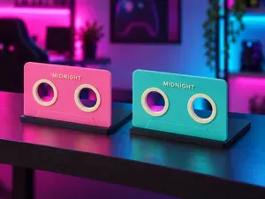 MIDNIGHT CASSETTE Game Case Bookends
