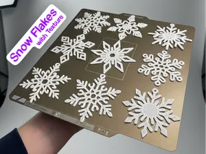 Weihnachtsbaum Schneeflocken-Schmuck-Set