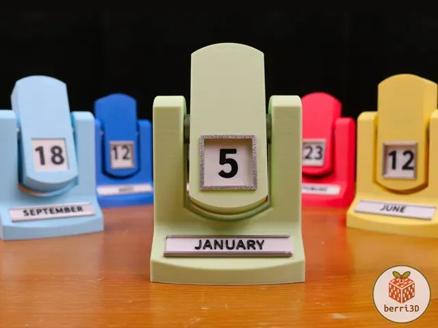 modaFLIP: a retro-inspired perpetual calendar — Image 4 of 5