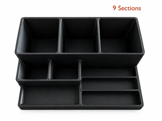 Makeup Organizer Cosmetic Storage Box 9-12 Fächern — Фото 4 из 9
