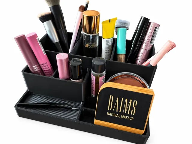 Makeup Organizer Cosmetic Storage Box 9-12 Fächern — Фото 5 из 9