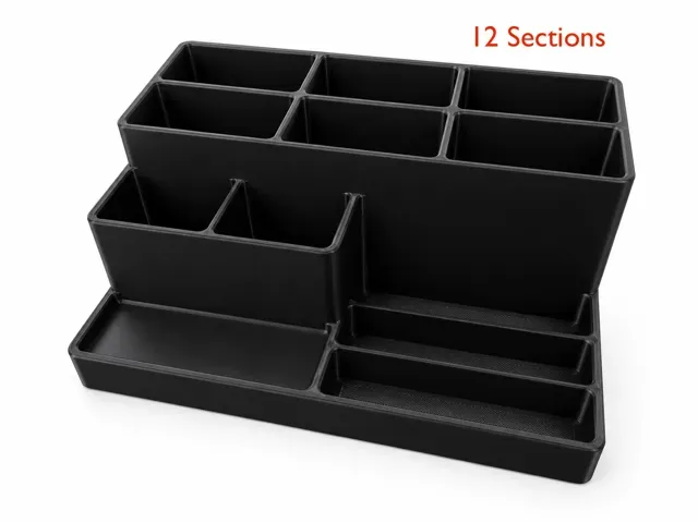 Makeup Organizer Cosmetic Storage Box 9-12 Fächern — Фото 3 из 9