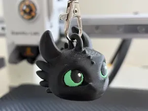Toothless Keychain