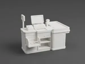 1:12 Scale Miniature Ultrasound Station
