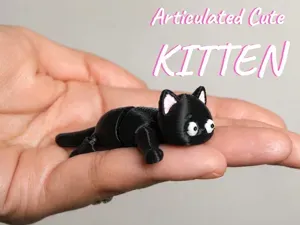 Cute Articulated Cat - Flexible Fidget Toy