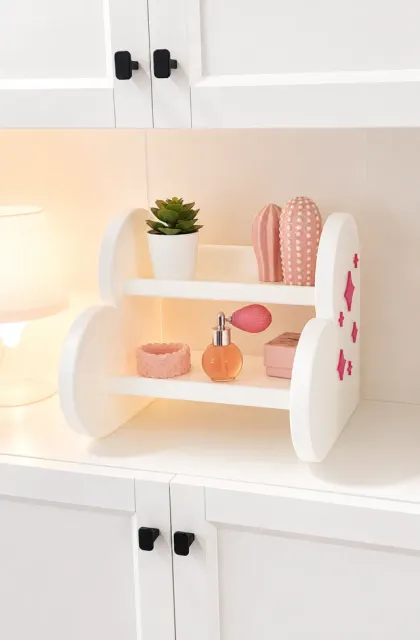 Heart Sparkle Two -Tier Display Shelf - Heavy Duty — Image 4 of 6