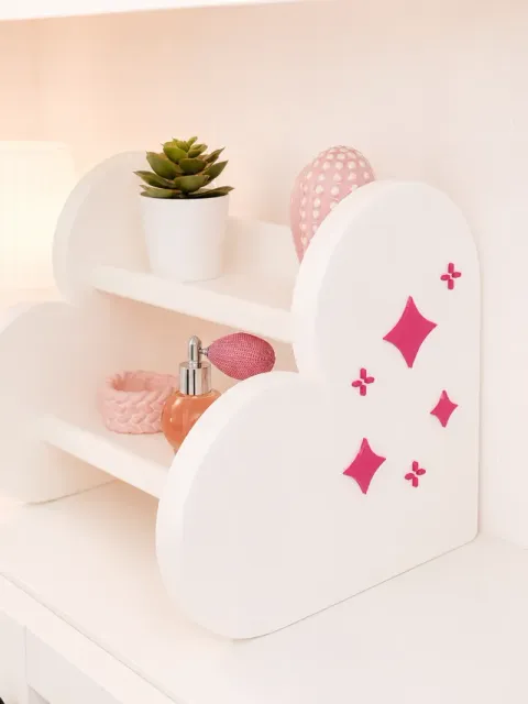 Heart Sparkle Two -Tier Display Shelf - Heavy Duty — Image 3 of 6