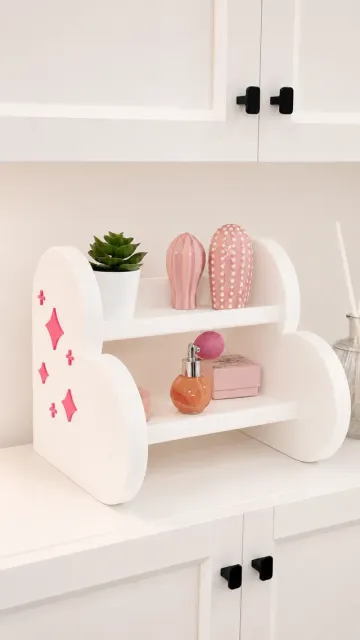 Heart Sparkle Two -Tier Display Shelf - Heavy Duty — Image 5 of 6