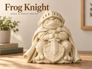 Frog Knight | Cute Desk & Shelf Decor