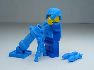 Weapon Mortar Tube Minifigure Brick