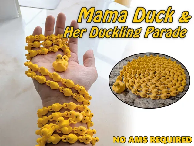 Mama Duck & Her Duckling Parade