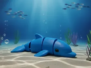 Flexi Dolphin Toy - Wiggly Dolphin Fidget Toy