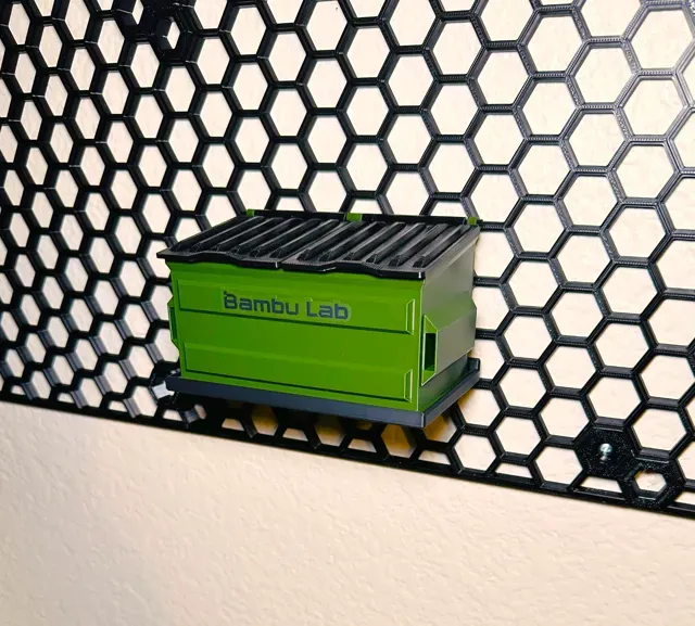 HSW Desktop Dumpster Shelf - Skadis Shelf — Image 8 of 12
