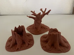 Tabletop Baumstümpfe / Wargaming Gelände Set