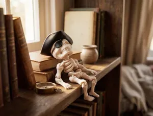 Articulated Pirate Skeleton Mini Figure