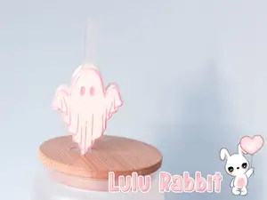 Ghost Straw Topper