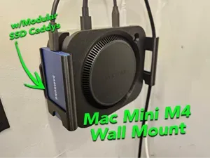 Mac Mini M4 2024 Wall / Under Desk Mount