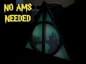 The Deathly Hallows Logo (Wall too) (NO AMS/AMS)