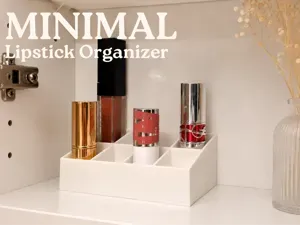 Minimal Lipstick Organizer for Tight Spaces