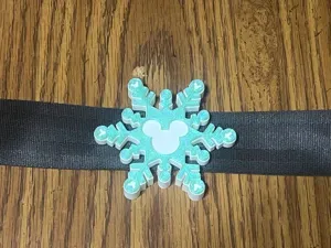 Mickey Snowflake Bag Strap Charm