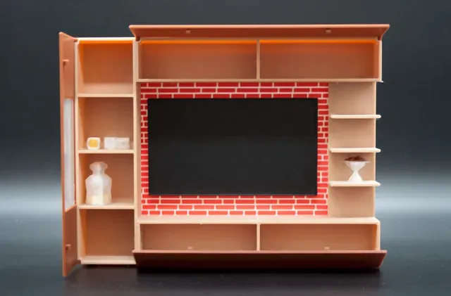 Miniature Wall Unit for dollhouse, scale 1:12 — Фото 2 из 3