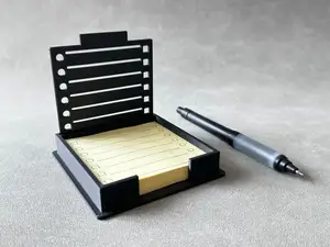 Sticky Note Holder with Stencil