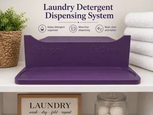 Laundry Detergent Rack gravity feed