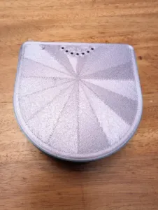 Print in place hinged dental case