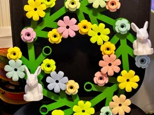 Easter flowers for Not Another Brick Wreath