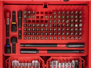 Bit organizer for Milwaukee 2+1 Packout