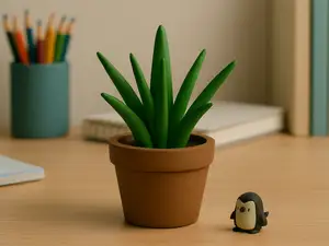 Aloe Plant Figurine 