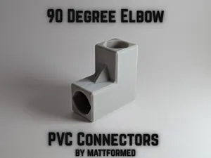 PVC 90 Degree Elbow Connector (All Sizes)