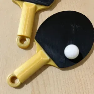 Ping-Pong Keychain Table Tennis key ring