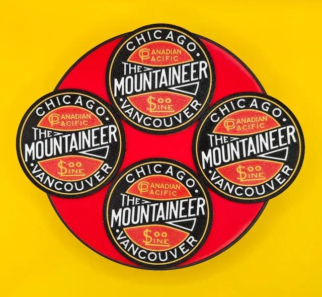 CP / SOO Railroad "Mountaineer" Coasters — Image 2 of 2