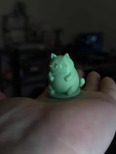 Stuffed Chibi Cat – Overfed & Overcute Figurine — Image 2 of 4