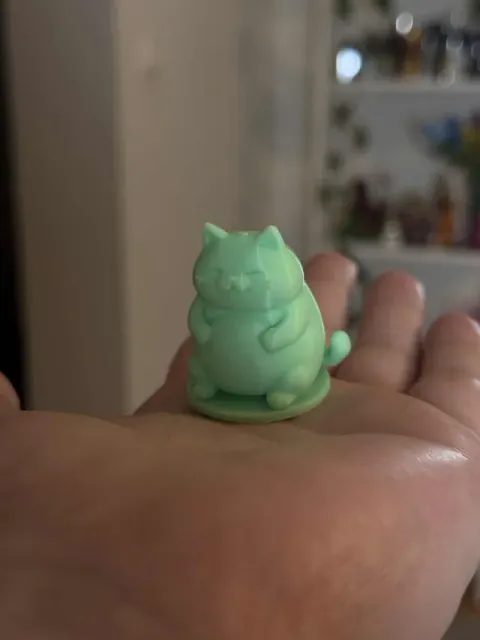 Stuffed Chibi Cat – Overfed & Overcute Figurine — Image 3 of 4