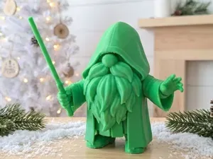Gnome de Noël Jedi : la Force des fêtes