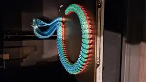 Articulated cobra snake