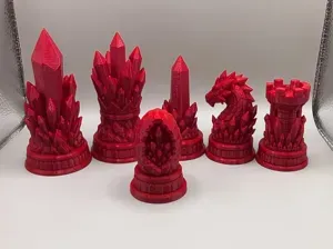 Crystal Caverns Chess Set