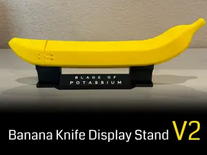 Banana Knife Display Stand V2