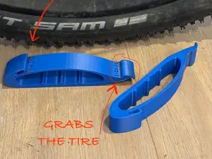 Bike Tire Lever with Knuckle Protector