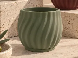 Soft Wave Japandi Planter