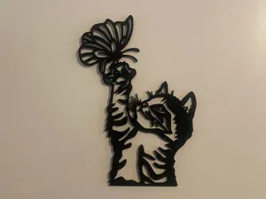Window Door frame- Door sign- Wall Cats-Butterfly