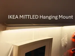 IKEA MITTLED hanging mount for 18cm desk